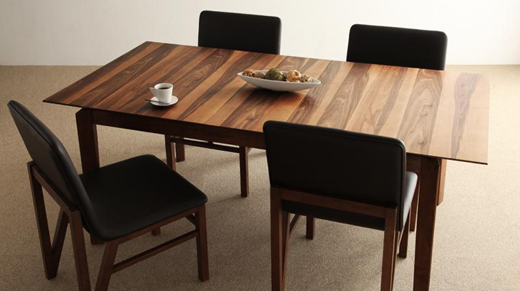 シャルバート [Sharbat] 幅150-180cm、簡単伸縮が出来るテーブル、座面 